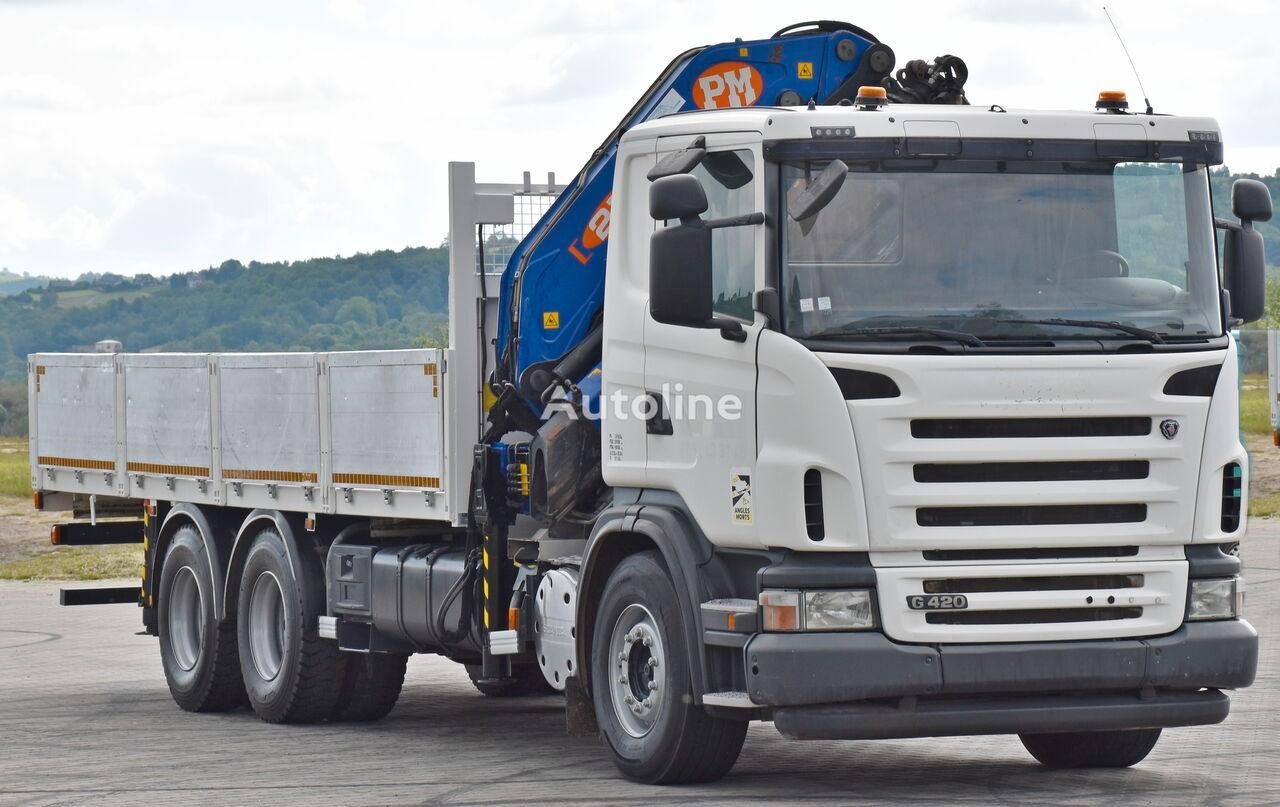 Scania G 420 * PM 27S LC + FUNK * 6x4 *TOPZUSTAND - Camión grúa, Camión caja abierta: foto 3 Scania G 420 * PM 27S LC + FUNK * 6x4 *TOPZUSTAND - Camión grúa, Camión caja abierta: foto 3