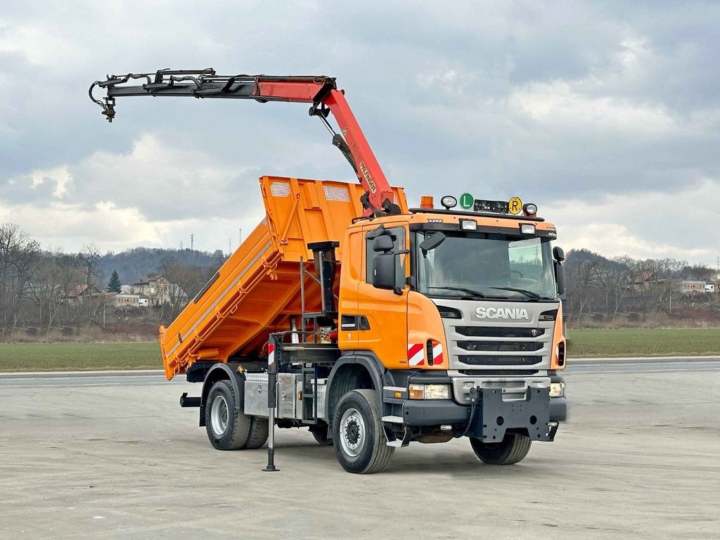 Scania G360 Kipper 4,10m *PK 11002 B + FUNK *4x4 - Camión grúa, Volquete camión: foto 2 Scania G360 Kipper 4,10m *PK 11002 B + FUNK *4x4 - Camión grúa, Volquete camión: foto 2