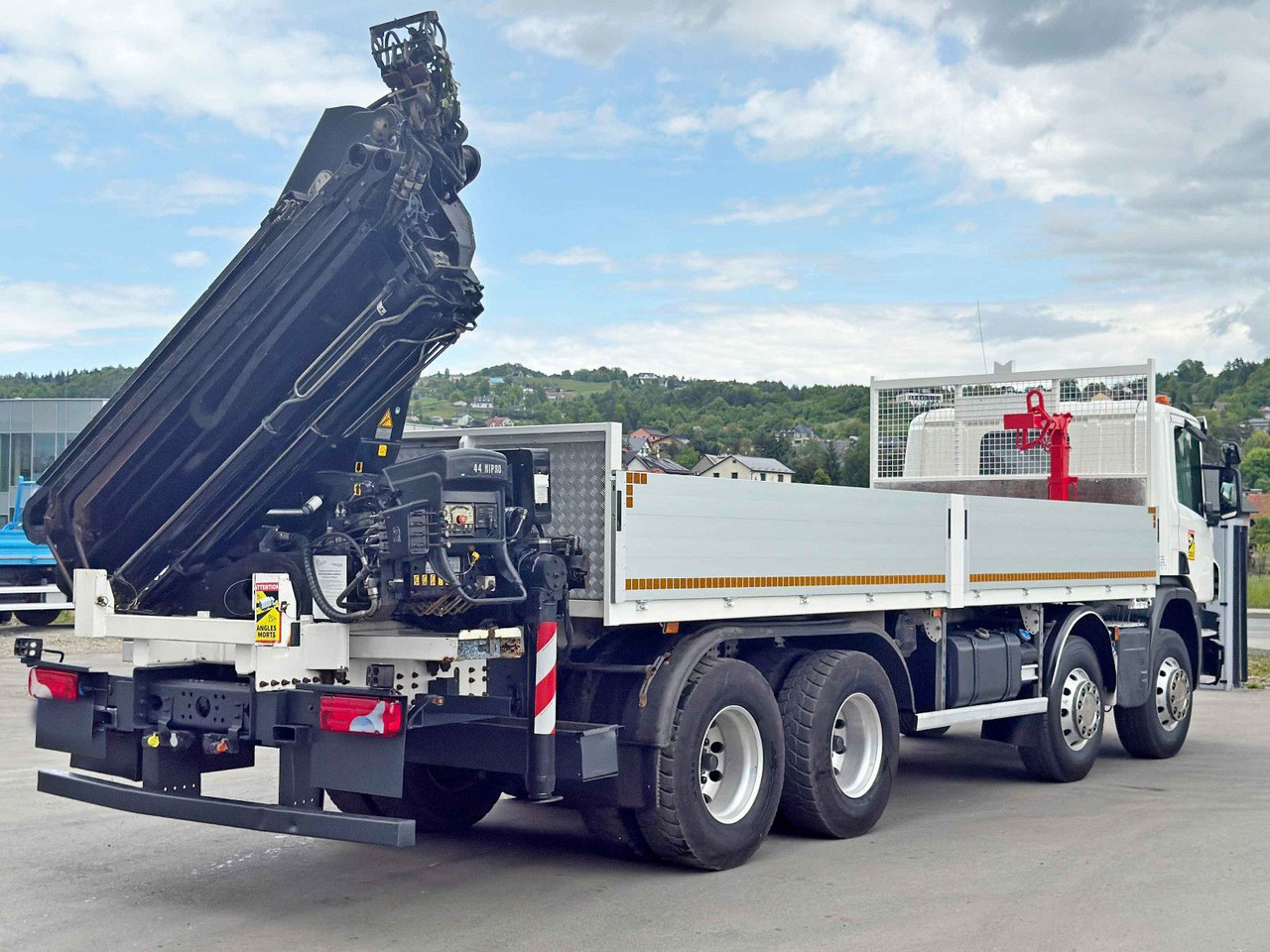 Camión grúa, Camión caja abierta Scania P 410*PLATFORM 7,00m*HIAB 244 E-5 HIPRO+FUNK/8x4 Scania P 410*PRITSCHE 7,00m*HIAB 244 E-5 HIPRO+FUNK/8x4: foto 6