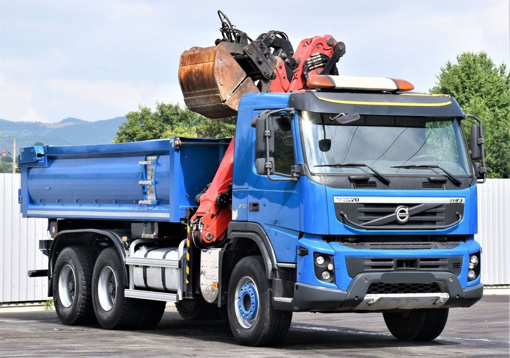 Volvo FMX 370 Kipper 4,90m *EPSILON Q150Z/FUNK*6x4 - Camión grúa, Volquete camión: foto 4 Volvo FMX 370 Kipper 4,90m *EPSILON Q150Z/FUNK*6x4 - Camión grúa, Volquete camión: foto 4