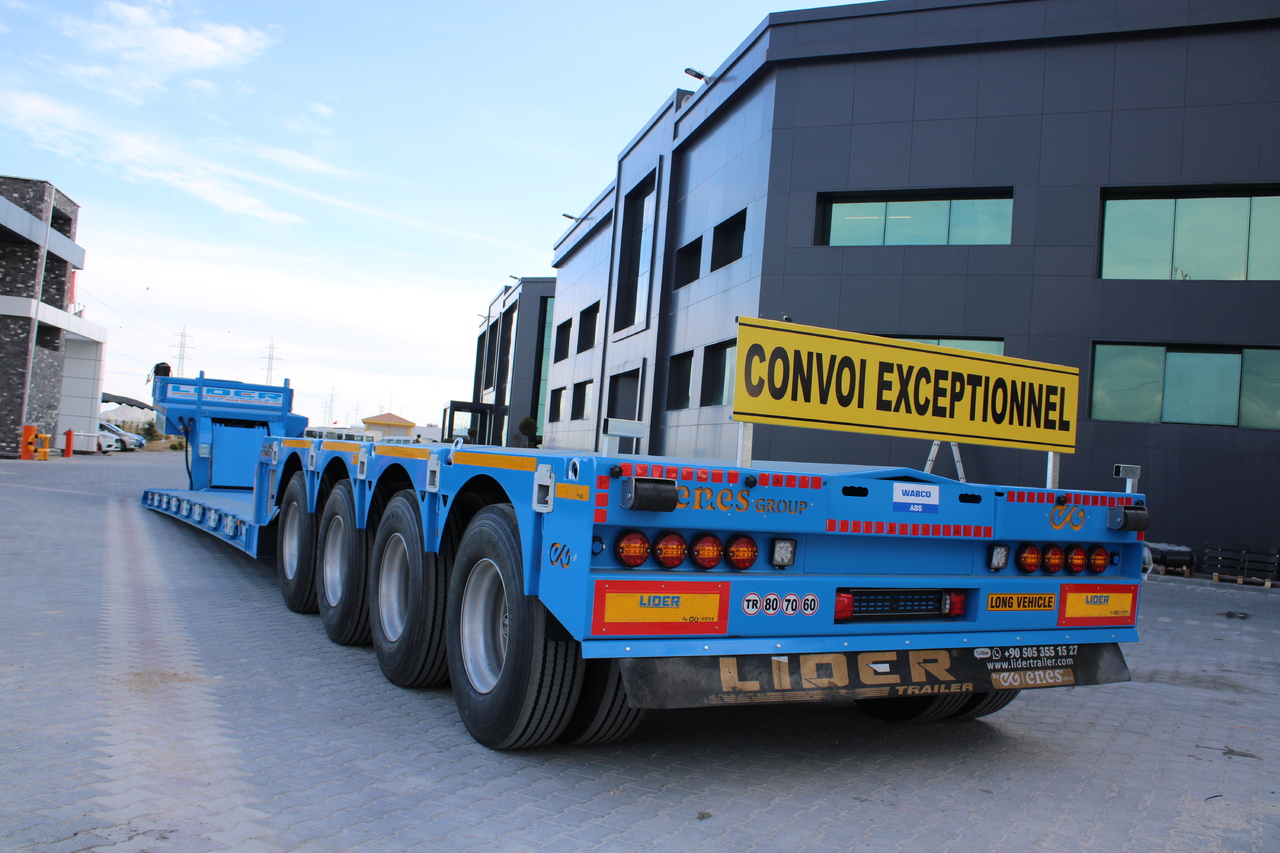 Góndola rebajadas semirremolque para transporte de equipos pesados nuevo LIDER 2025 READY IN STOCK UNUSED FRONT LOADING: foto 8