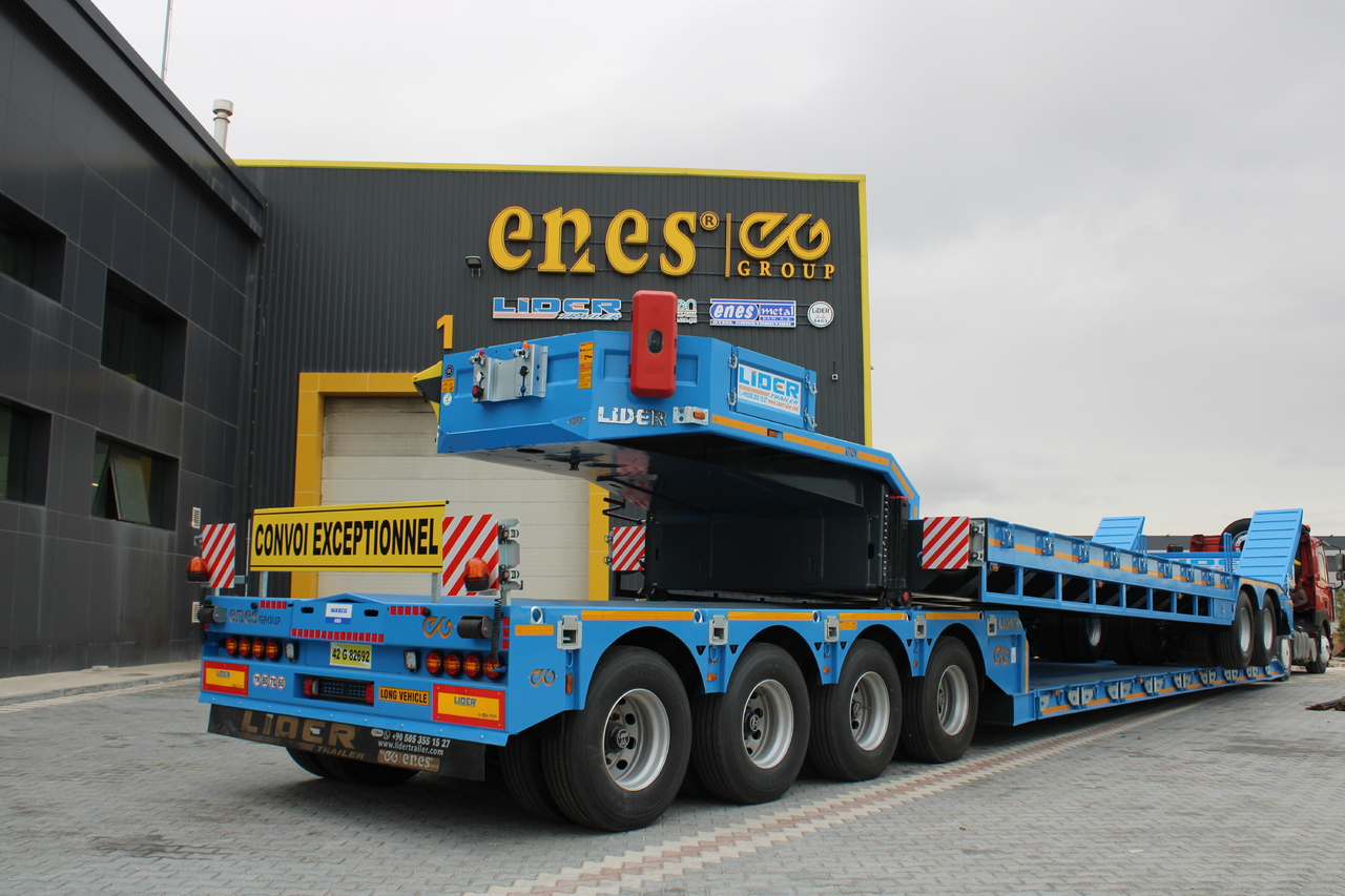 Góndola rebajadas semirremolque para transporte de equipos pesados nuevo LIDER 2025 READY IN STOCK UNUSED FRONT LOADING: foto 19