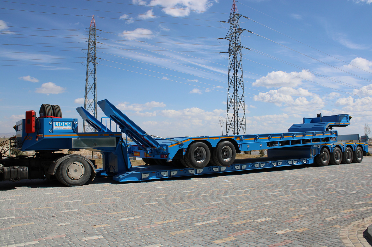 Góndola rebajadas semirremolque para transporte de equipos pesados nuevo LIDER 2025 READY IN STOCK UNUSED FRONT LOADING: foto 9