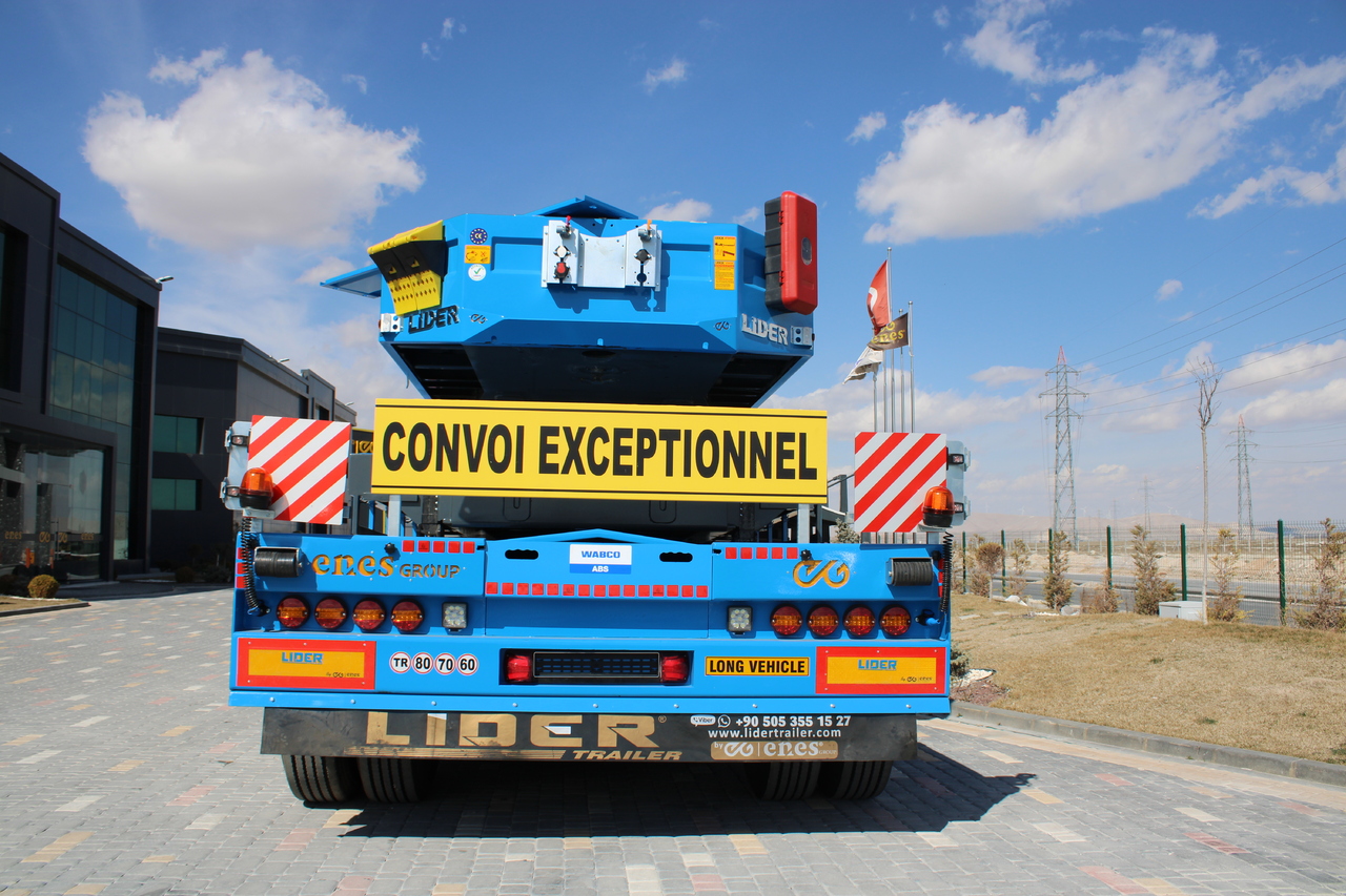 Góndola rebajadas semirremolque para transporte de equipos pesados nuevo LIDER 2025 READY IN STOCK UNUSED FRONT LOADING: foto 12