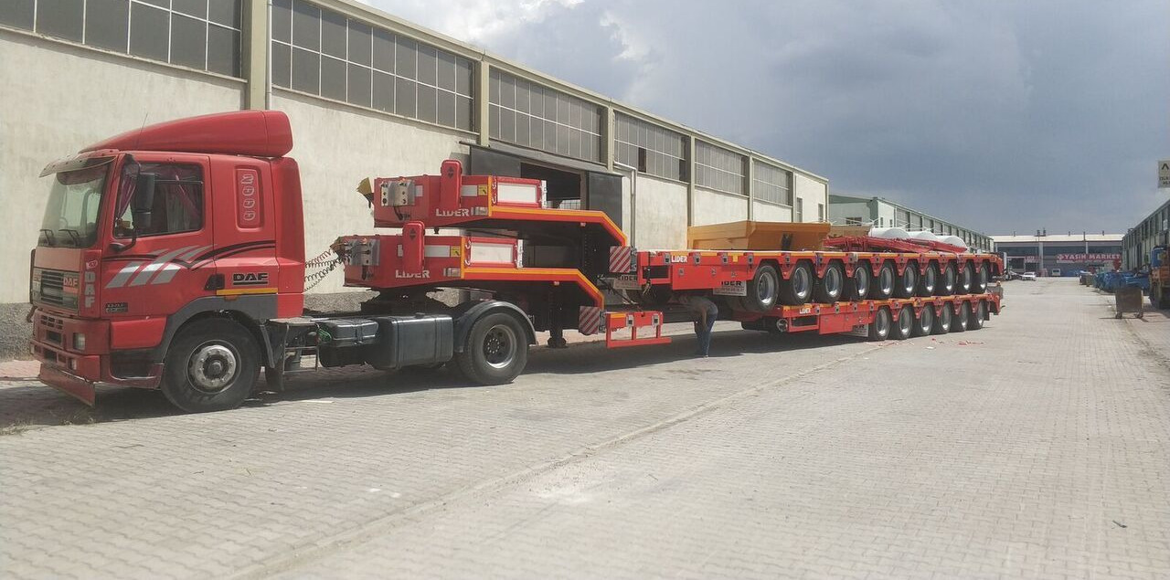 Góndola rebajadas semirremolque nuevo LIDER 2025 model 150 Tons capacity Lowbed semi trailer: foto 7