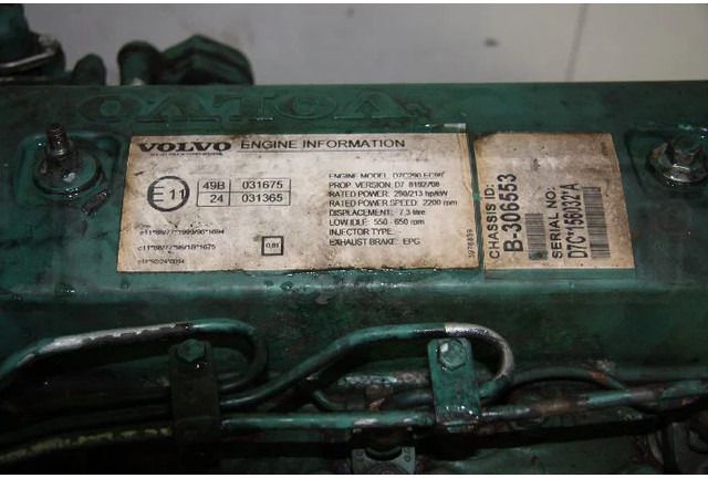 Volvo Engines & Parts Motor D7C 290 EC99 Euro 3 - Motor para Camión: foto 4 Volvo Engines & Parts Motor D7C 290 EC99 Euro 3 - Motor para Camión: foto 4