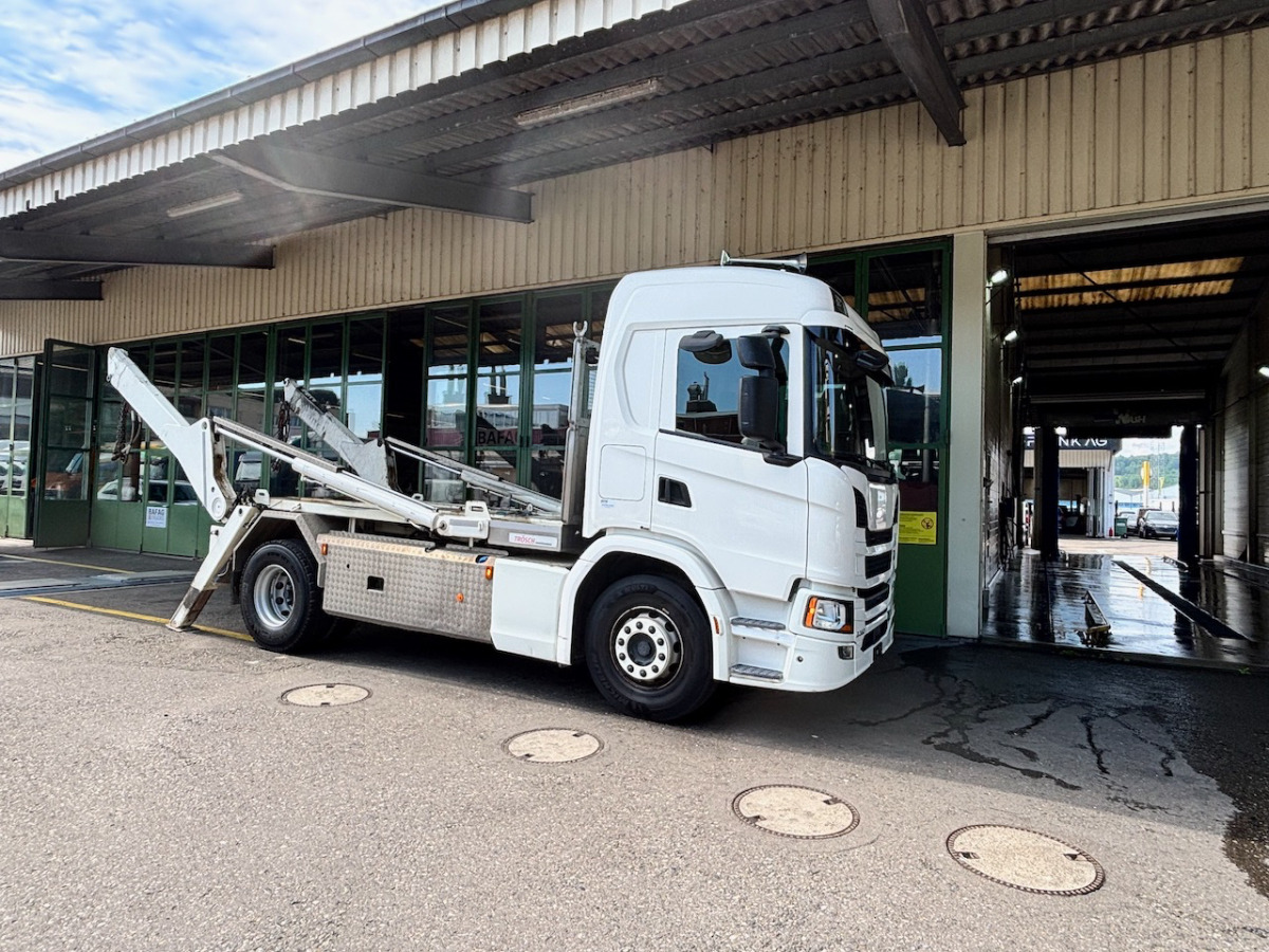 Portacontenedor de cadenas camión SCANIA G360: foto 22