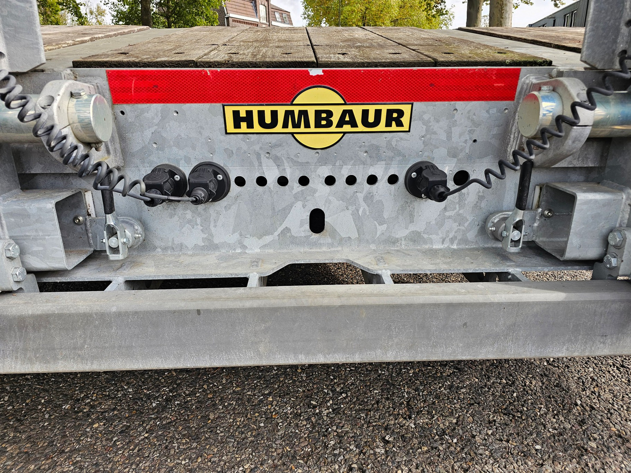 Góndola rebajadas remolque Humbauer HTD30 With Hydraulic Ramps: foto 7