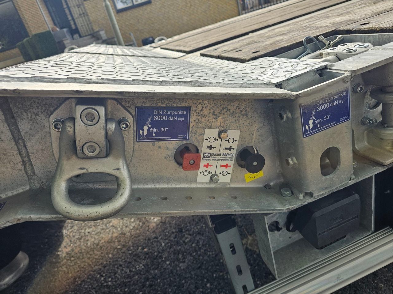 Góndola rebajadas remolque Humbauer HTD30 With Hydraulic Ramps: foto 11