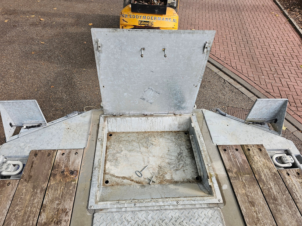 Góndola rebajadas remolque Humbauer HTD30 With Hydraulic Ramps: foto 15