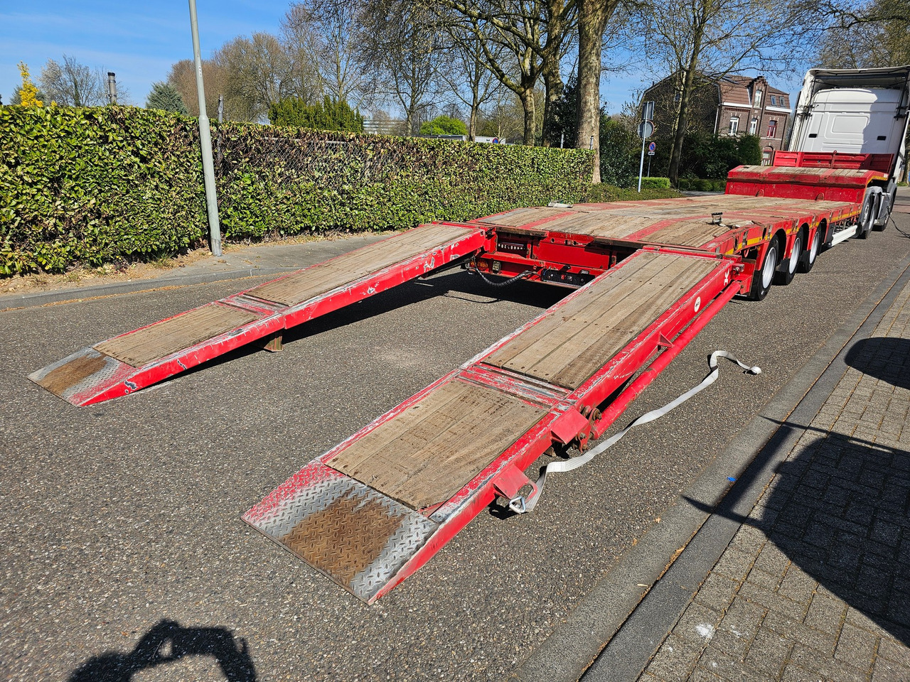 Góndola rebajadas semirremolque Kässbohrer LB3E With Hydraulic Flip Ramps: foto 9