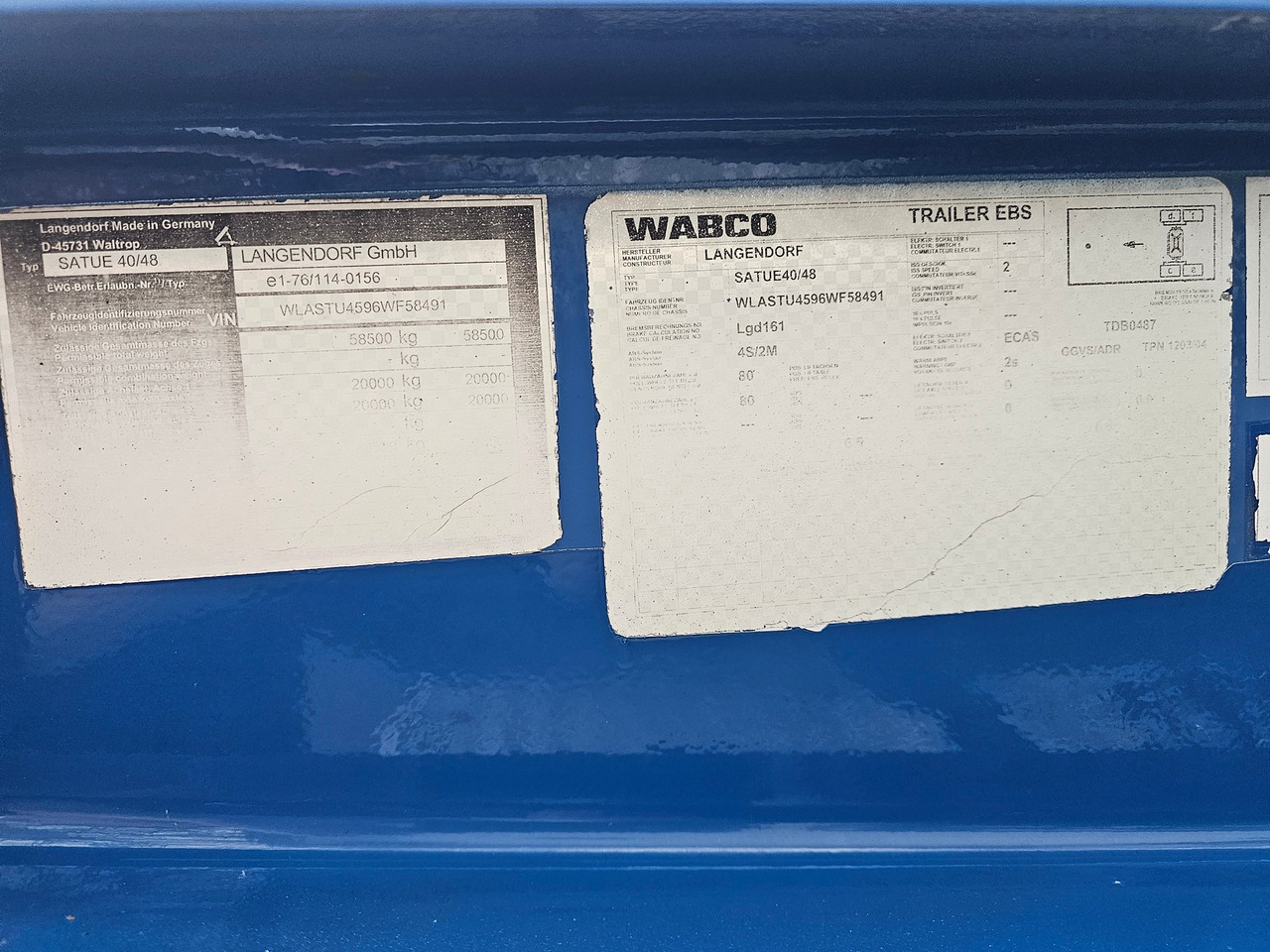 Góndola rebajadas semirremolque Langendorf SATUE 40-48: foto 19