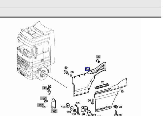DOOR EXTENSION OUTSIDE-INSIDE LEFT AND RIGHT ACTROS MP3 MEGASPACE - Carrocería y exterior para Camión: foto 3 DOOR EXTENSION OUTSIDE-INSIDE LEFT AND RIGHT ACTROS MP3 MEGASPACE - Carrocería y exterior para Camión: foto 3