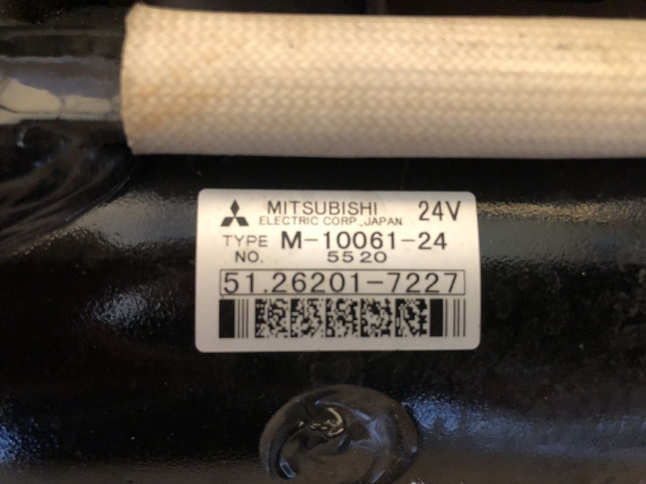 MAN STARTING MOTOR 24V MITSUBISHI - Arranque para Camión: foto 1 MAN STARTING MOTOR 24V MITSUBISHI - Arranque para Camión: foto 1