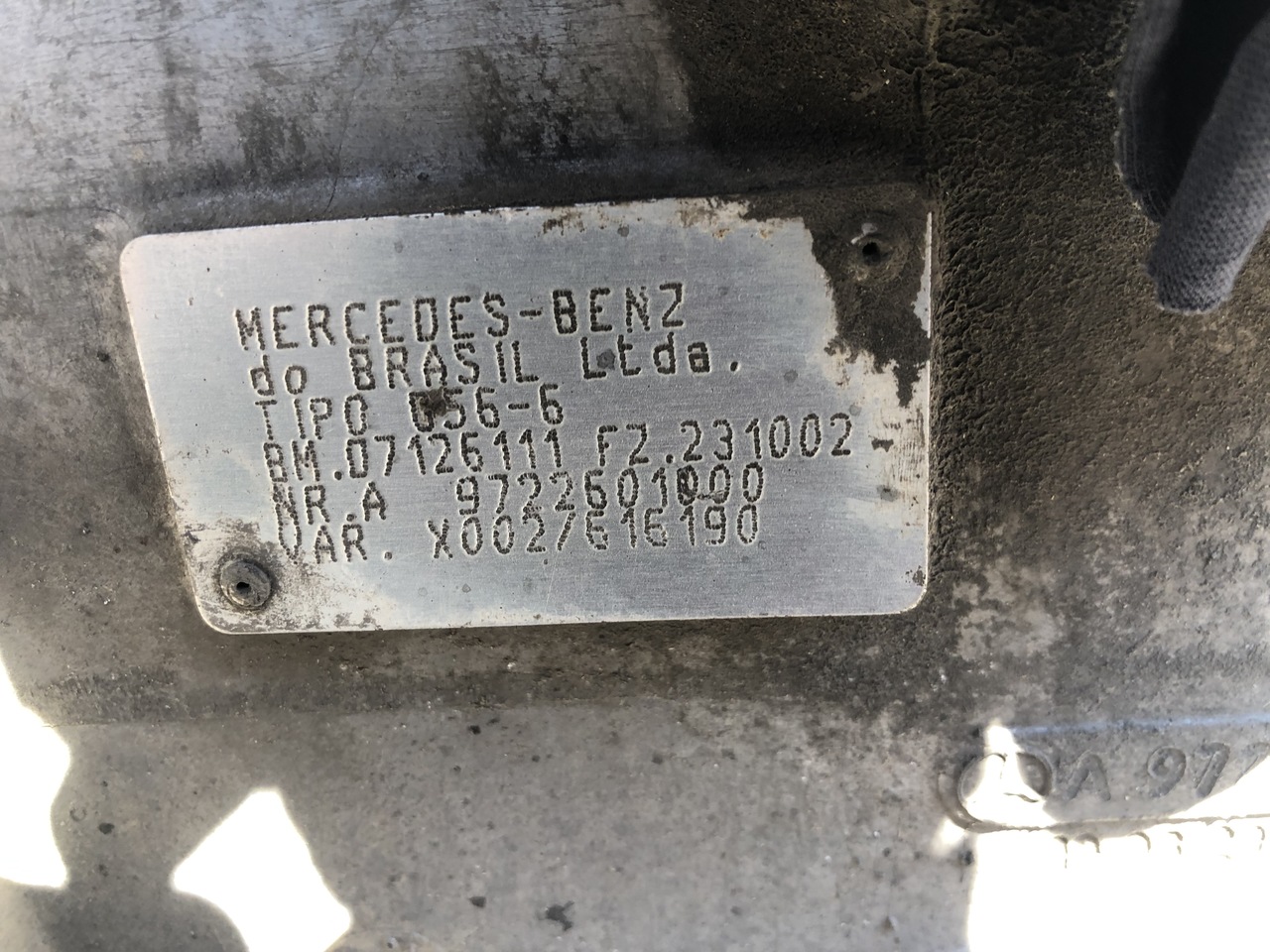MERCEDES ATEGO G60-6 AND G56-6 - Caja de cambios para Camión: foto 2 MERCEDES ATEGO G60-6 AND G56-6 - Caja de cambios para Camión: foto 2