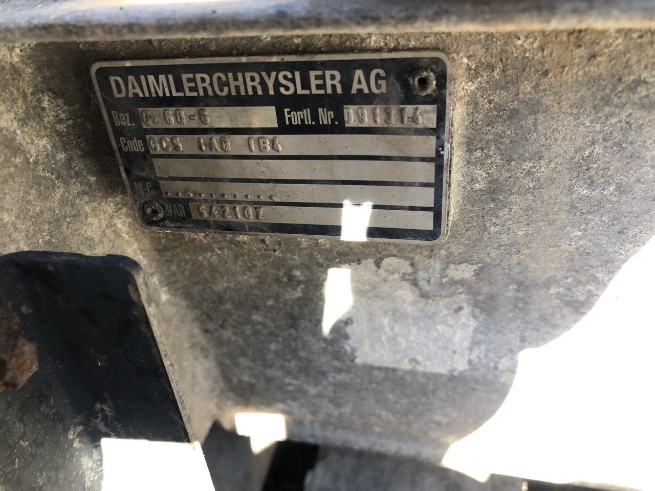 MERCEDES ATEGO G60-6 AND G56-6 - Caja de cambios para Camión: foto 5 MERCEDES ATEGO G60-6 AND G56-6 - Caja de cambios para Camión: foto 5