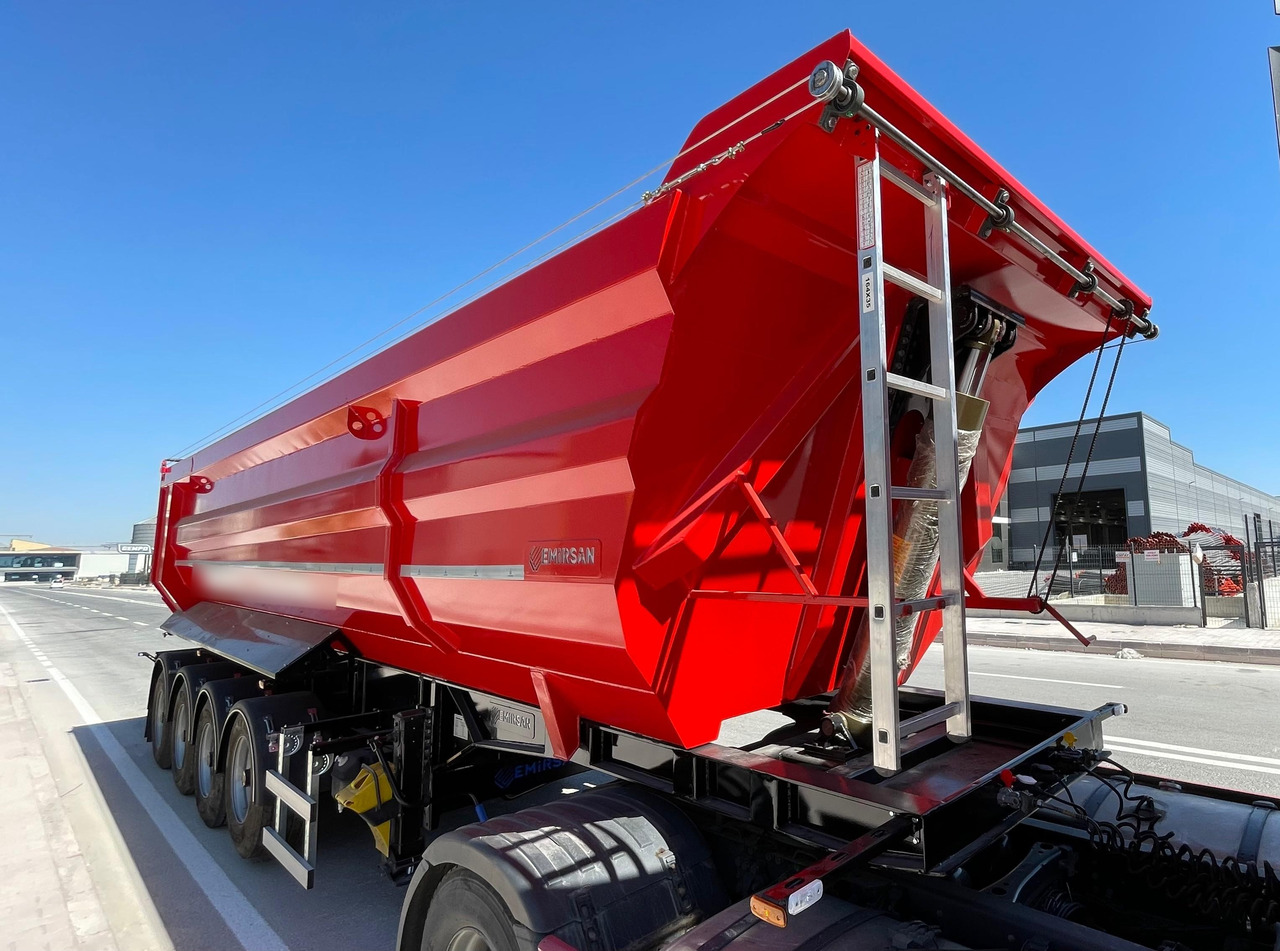 EMIRSAN SELF-STEERING, 4 AXLE U TYPE TIPPER - Volquete semirremolque: foto 1 EMIRSAN SELF-STEERING, 4 AXLE U TYPE TIPPER - Volquete semirremolque: foto 1