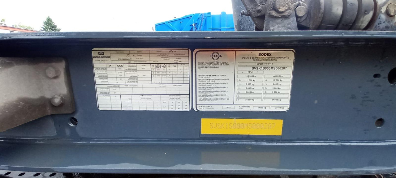 Naczepa wywrotka BODEX - Volquete semirremolque: foto 5 Naczepa wywrotka BODEX - Volquete semirremolque: foto 5