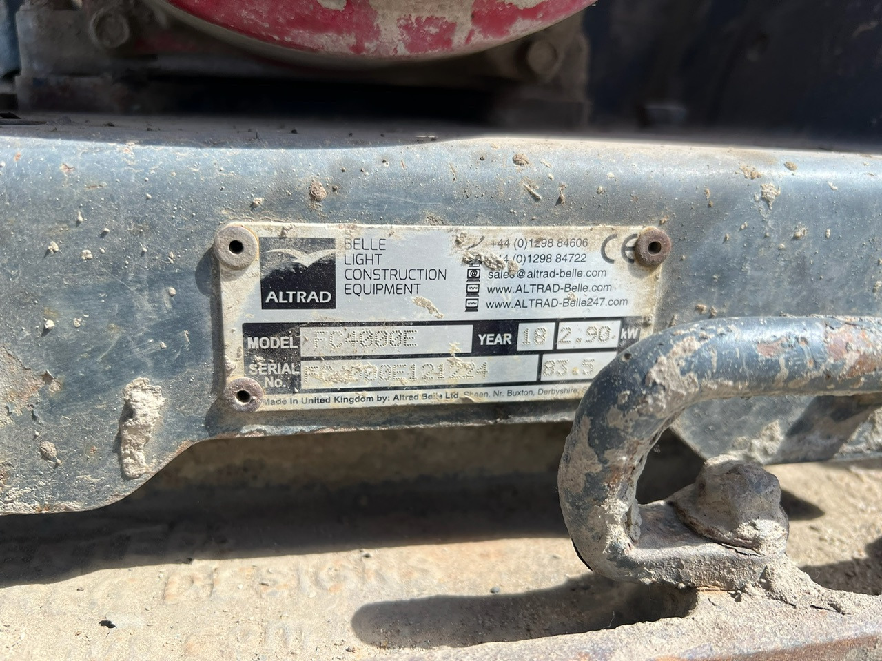 Zagęszczarka ALTRAD BELLE FC4000E PCX13/40 - Plancha reversible: foto 4 Zagęszczarka ALTRAD BELLE FC4000E PCX13/40 - Plancha reversible: foto 4