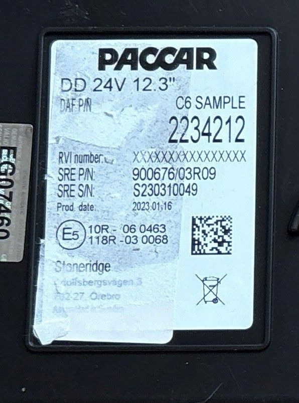 DAF XG COMBI-INSTRUMENT NIEUW - Salpicadero para Camión: foto 3 DAF XG COMBI-INSTRUMENT NIEUW - Salpicadero para Camión: foto 3