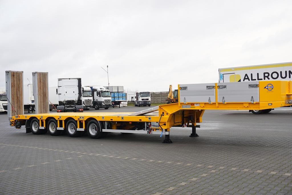 Bodex NISKOPODWOZIOWA / 4 OSIE / NAJAZDY / 2 X OŚ SKRĘTNA / DMC 65 000 - Góndola rebajadas semirremolque: foto 4 Bodex NISKOPODWOZIOWA / 4 OSIE / NAJAZDY / 2 X OŚ SKRĘTNA / DMC 65 000 - Góndola rebajadas semirremolque: foto 4
