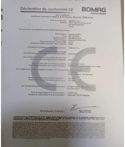 Leasing financiero de Bomag BW 120 AD-5 Úthenger leasing Bomag BW 120 AD-5 Úthenger: foto 14