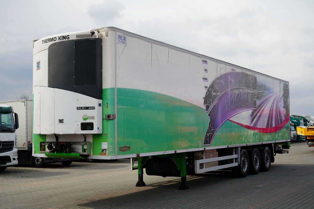 Chereau CHŁODNIA / THERMO KING SLXE 400 / OŚ PODNOSZONA / WINDA DHOLLAND - Frigorífico semirremolque: foto 1 Chereau CHŁODNIA / THERMO KING SLXE 400 / OŚ PODNOSZONA / WINDA DHOLLAND - Frigorífico semirremolque: foto 1