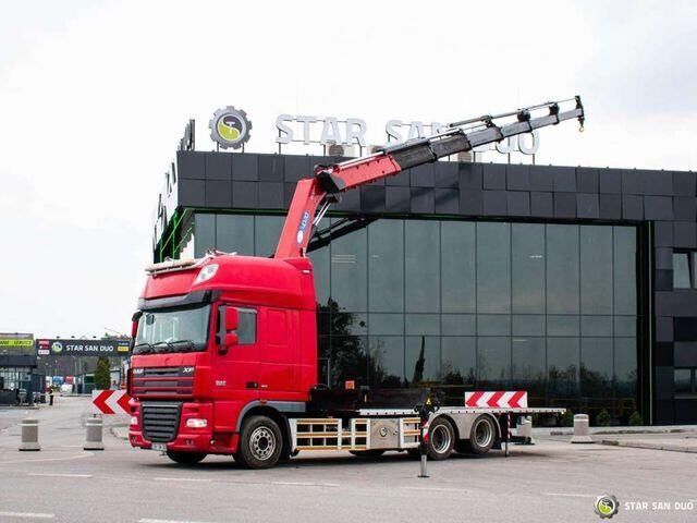 DAF XF 105.510 6x2 HMF 4020 Crane Kran - Camión caja abierta, Camión grúa: foto 5 DAF XF 105.510 6x2 HMF 4020 Crane Kran - Camión caja abierta, Camión grúa: foto 5