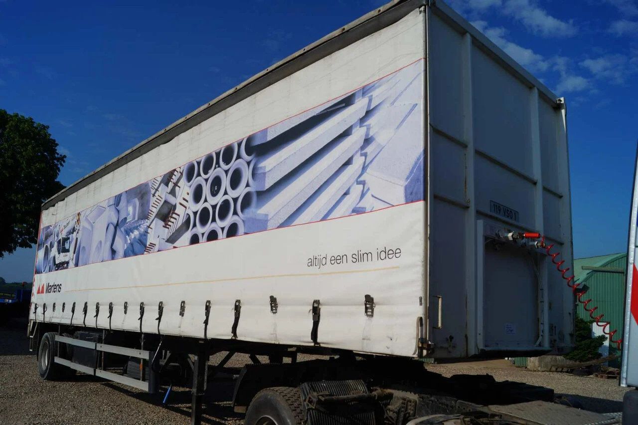 Groenewegen P+P / 1‑Axle Curtain‑Side Semi‑Trailer - Semirremolque lona: foto 1 Groenewegen P+P / 1‑Axle Curtain‑Side Semi‑Trailer - Semirremolque lona: foto 1