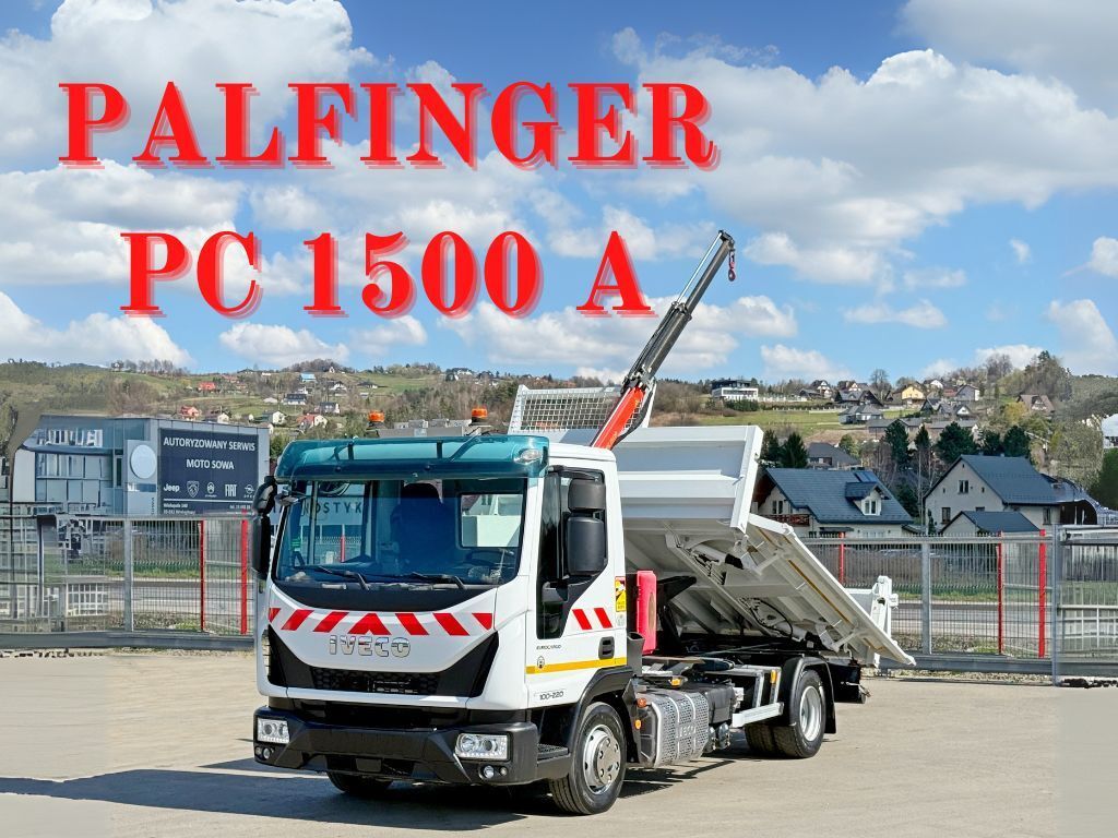 IVECO Eurocargo 100-220 *PC 1500 A * TOPZUSTAND - Volquete camión, Camión grúa: foto 1 IVECO Eurocargo 100-220 *PC 1500 A * TOPZUSTAND - Volquete camión, Camión grúa: foto 1