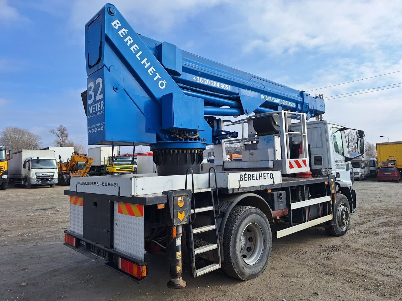 IVECO Eurocargo ML 180 E 24 - Bizocchi KJF 320 lifting basket 32 m - Camión con plataforma elevadora: foto 5 IVECO Eurocargo ML 180 E 24 - Bizocchi KJF 320 lifting basket 32 m - Camión con plataforma elevadora: foto 5