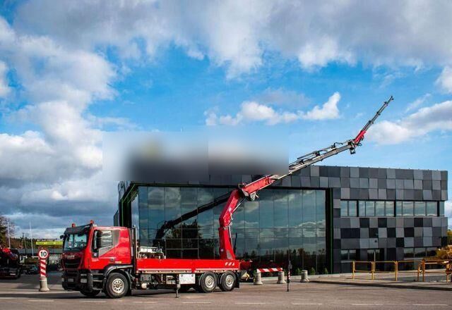 IVECO STRALIS 460 6x4 HMF 4020-K5 Fly Jib Crane - Camión caja abierta, Camión grúa: foto 1 IVECO STRALIS 460 6x4 HMF 4020-K5 Fly Jib Crane - Camión caja abierta, Camión grúa: foto 1
