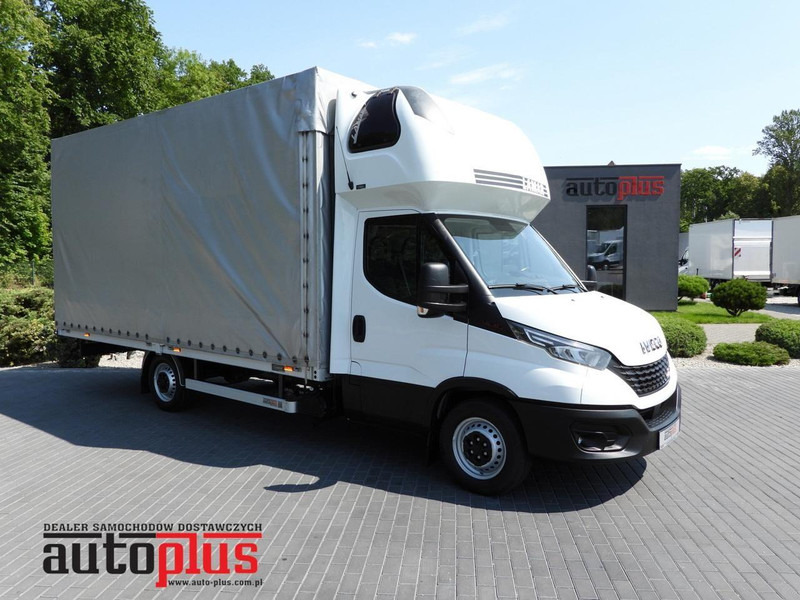 Iveco DAILY 35S18 PLANDEKA 10 PALET WEBASTO TEMPOMAT LEDY PNEUMATYKA K - Furgoneta con caja de lona: foto 1 Iveco DAILY 35S18 PLANDEKA 10 PALET WEBASTO TEMPOMAT LEDY PNEUMATYKA K - Furgoneta con caja de lona: foto 1