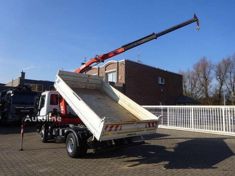 Iveco ML75E18K - 3 way tipper+crane - Volquete camión, Camión grúa: foto 3 Iveco ML75E18K - 3 way tipper+crane - Volquete camión, Camión grúa: foto 3