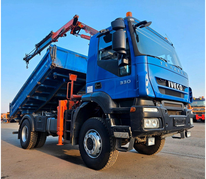 Iveco Trakker 190T33 4x4 M Tipper + Crane Atlas 120.2E - Volquete camión, Camión grúa: foto 5 Iveco Trakker 190T33 4x4 M Tipper + Crane Atlas 120.2E - Volquete camión, Camión grúa: foto 5