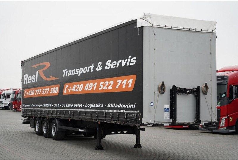 Kögel FIRANKA / MEGA / OŚ PODNOSZONA / OSIE SAF / DACH PODNOSZONY / LO - Semirremolque lona: foto 1 Kögel FIRANKA / MEGA / OŚ PODNOSZONA / OSIE SAF / DACH PODNOSZONY / LO - Semirremolque lona: foto 1