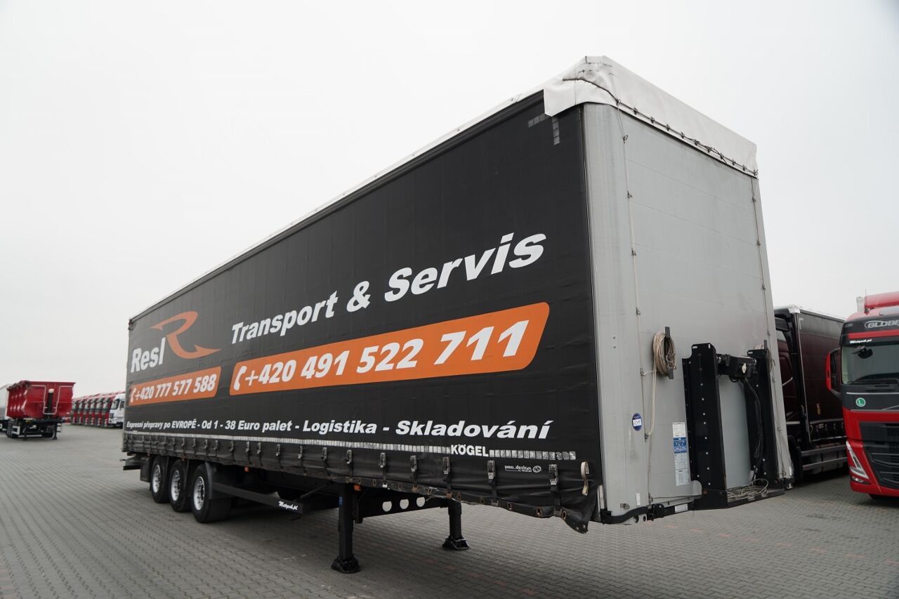 Kögel FIRANKA / MEGA / OŚ PODNOSZONA / OSIE SAF / DACH PODNOSZONY / LO - Semirremolque lona: foto 2 Kögel FIRANKA / MEGA / OŚ PODNOSZONA / OSIE SAF / DACH PODNOSZONY / LO - Semirremolque lona: foto 2