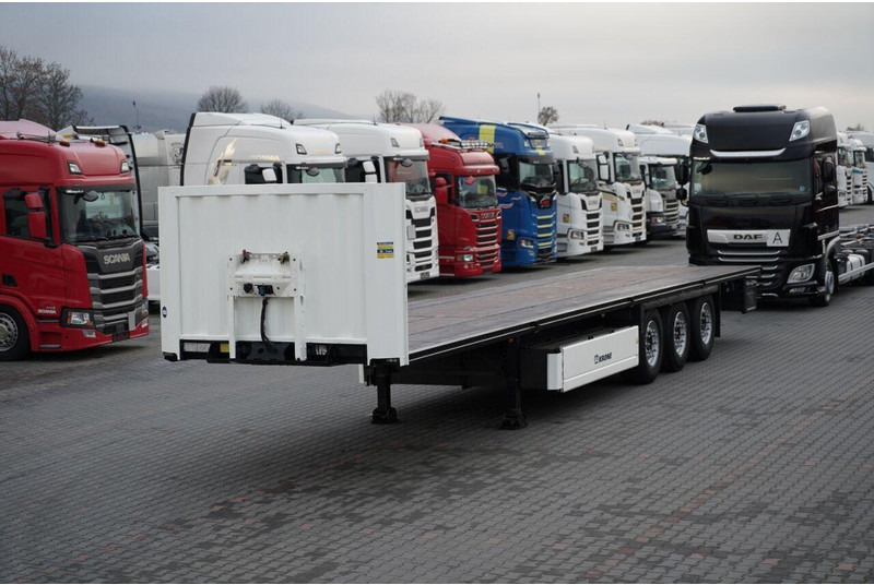 Krone / NACZEPA PLATFORMA / OŚ PODNOSZONA / KOSZ NA PALETY - Semirremolque plataforma/ Caja abierta: foto 1 Krone / NACZEPA PLATFORMA / OŚ PODNOSZONA / KOSZ NA PALETY - Semirremolque plataforma/ Caja abierta: foto 1