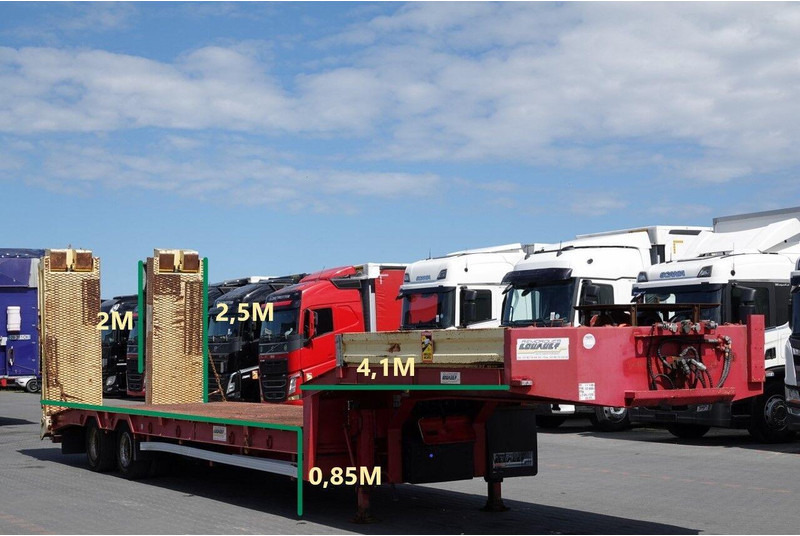 Louault LAWETA NISKOPODWOZIOWA / NAJAZDY HYDRAULICZNE / WCIĄGARKA / 2 OS - Góndola rebajadas semirremolque: foto 2 Louault LAWETA NISKOPODWOZIOWA / NAJAZDY HYDRAULICZNE / WCIĄGARKA / 2 OS - Góndola rebajadas semirremolque: foto 2
