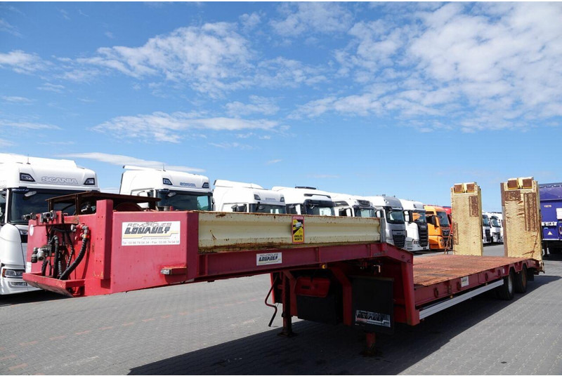 Louault LAWETA NISKOPODWOZIOWA / NAJAZDY HYDRAULICZNE / WCIĄGARKA / 2 OS - Góndola rebajadas semirremolque: foto 5 Louault LAWETA NISKOPODWOZIOWA / NAJAZDY HYDRAULICZNE / WCIĄGARKA / 2 OS - Góndola rebajadas semirremolque: foto 5