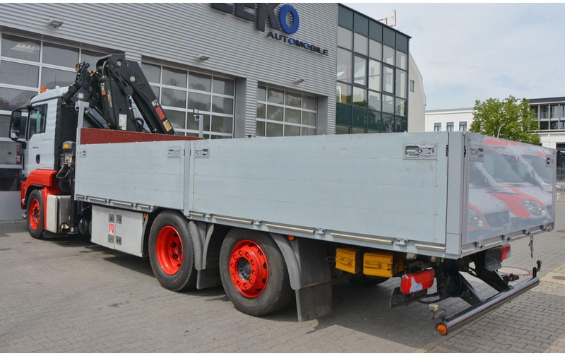 MAN 6,4 m Flatbed + Crane HIAB 211EP 6X2 KRAN HIAB 211EP 6.5m Container Pr - Camión caja abierta, Camión grúa: foto 4 MAN 6,4 m Flatbed + Crane HIAB 211EP 6X2 KRAN HIAB 211EP 6.5m Container Pr - Camión caja abierta, Camión grúa: foto 4