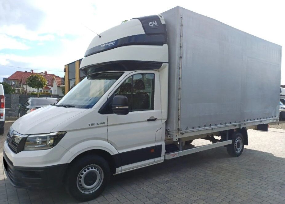 MAN TGE 3.140 tarpaulin truck - Volquete furgoneta: foto 1 MAN TGE 3.140 tarpaulin truck - Volquete furgoneta: foto 1