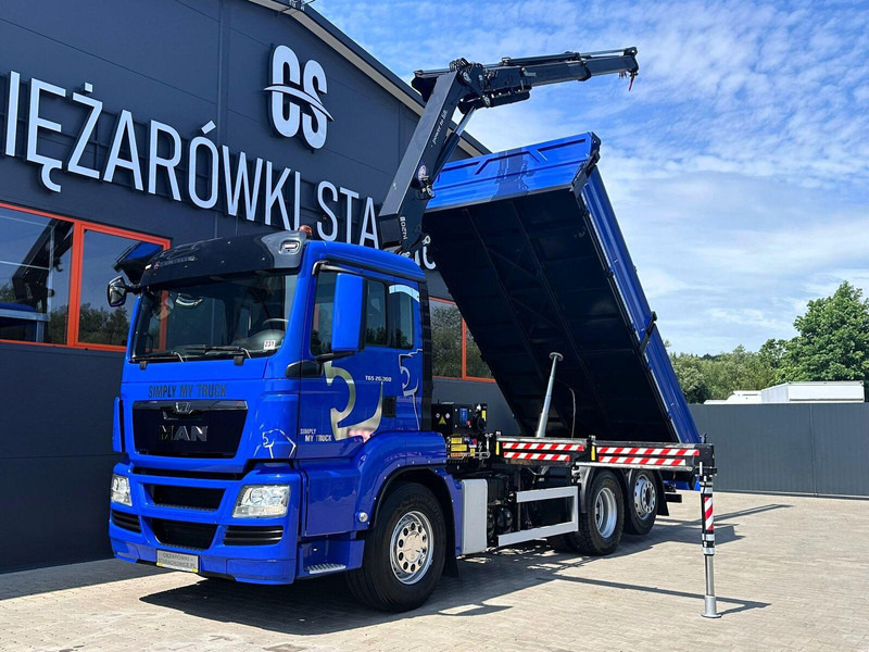 MAN TGM TGS TGX 26.360 // E5 // 6x2 6x4 // WYWROTKA 3-S // HMF 1420 - Volquete camión, Camión grúa: foto 1 MAN TGM TGS TGX 26.360 // E5 // 6x2 6x4 // WYWROTKA 3-S // HMF 1420 - Volquete camión, Camión grúa: foto 1