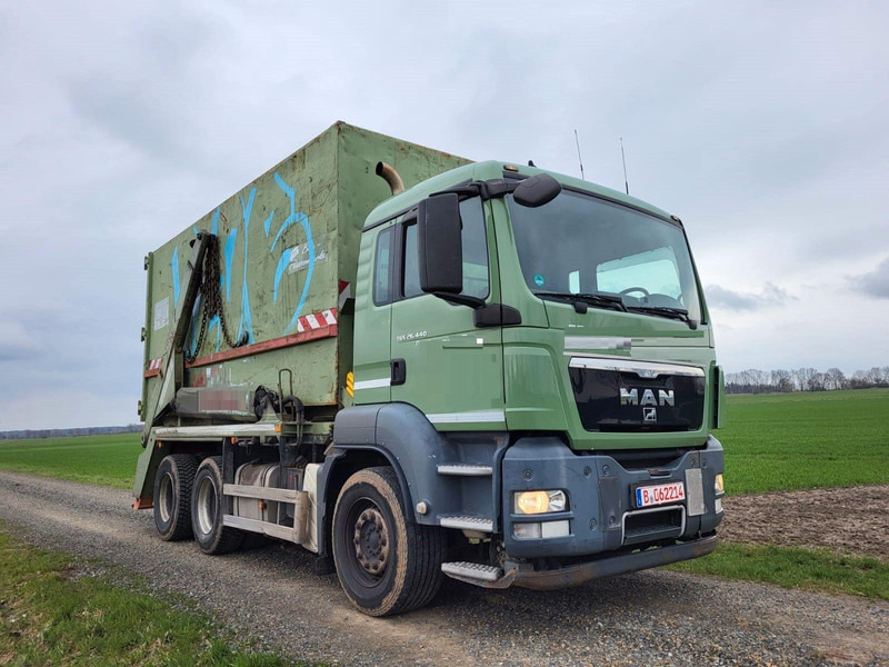 MAN TGS 26.440 6 X4 Gergen TAK 25 TD - Portacontenedor de cadenas camión: foto 1 MAN TGS 26.440 6 X4 Gergen TAK 25 TD - Portacontenedor de cadenas camión: foto 1