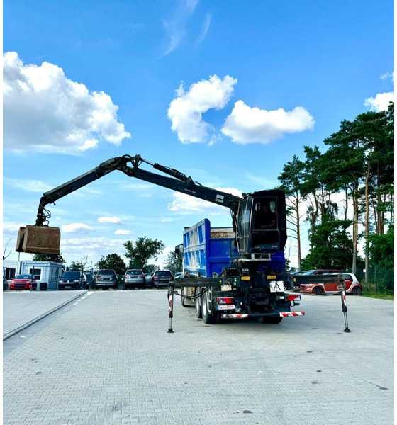 MAN TGS 26.440 6x4 Tipper + Crane Loglift 120S - Volquete camión, Camión grúa: foto 4 MAN TGS 26.440 6x4 Tipper + Crane Loglift 120S - Volquete camión, Camión grúa: foto 4