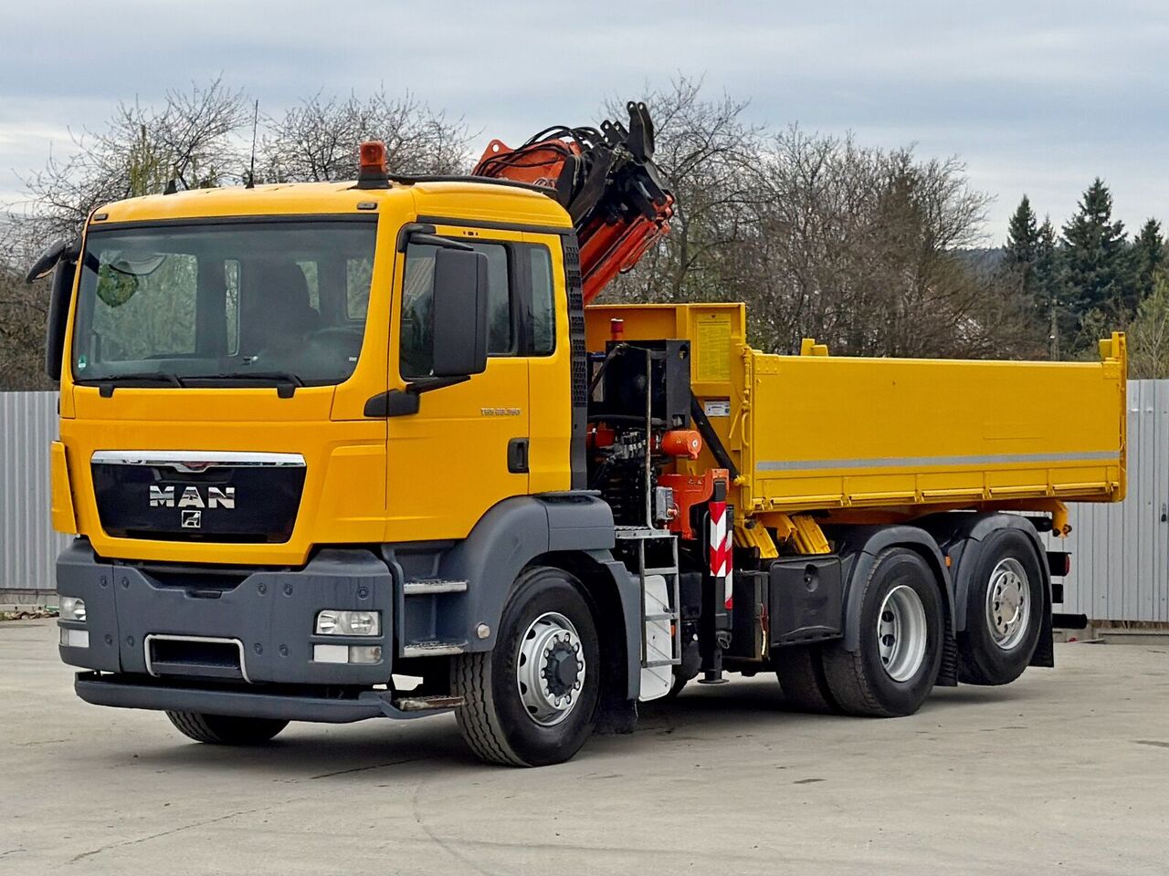 MAN TGS 28.360 * ATLAS 165.2E - A4 + FUNK * 6x4 - Volquete camión, Camión grúa: foto 5 MAN TGS 28.360 * ATLAS 165.2E - A4 + FUNK * 6x4 - Volquete camión, Camión grúa: foto 5