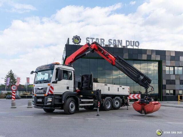 MAN TGS 28.440 6x4H Pa PK 26002 EH Crane Tipper - Volquete camión, Camión grúa: foto 4 MAN TGS 28.440 6x4H Pa PK 26002 EH Crane Tipper - Volquete camión, Camión grúa: foto 4