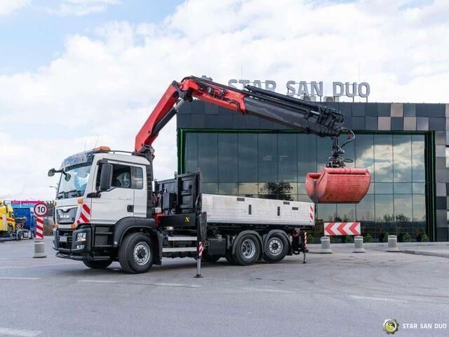 MAN TGS 28.440 6x4H Pa PK 26002 EH Crane Tipper - Volquete camión, Camión grúa: foto 3 MAN TGS 28.440 6x4H Pa PK 26002 EH Crane Tipper - Volquete camión, Camión grúa: foto 3