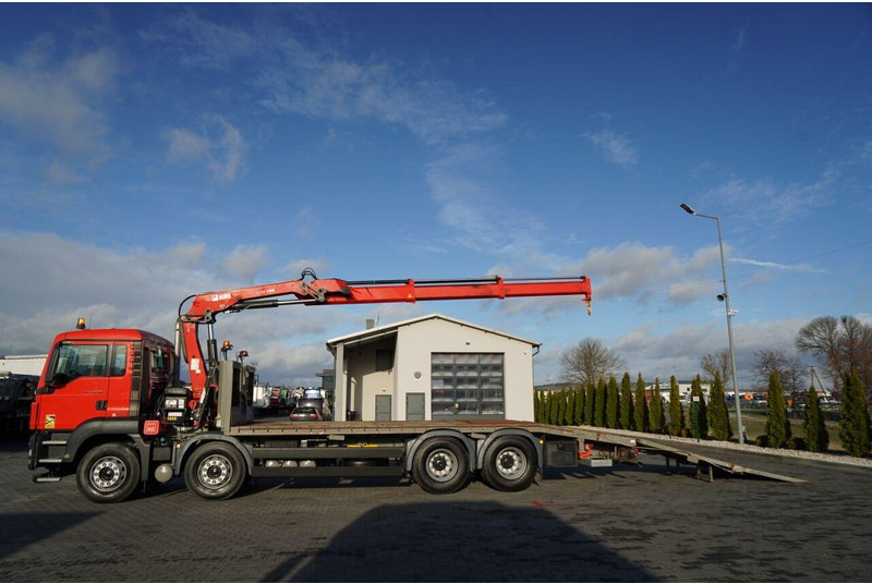 MAN TGS 35.360 / 8x2-4 / LAWETA + HDS HIAB 166 E-2 / 4 OSIOWY / NAJ - Grua de remolque autos: foto 2 MAN TGS 35.360 / 8x2-4 / LAWETA + HDS HIAB 166 E-2 / 4 OSIOWY / NAJ - Grua de remolque autos: foto 2