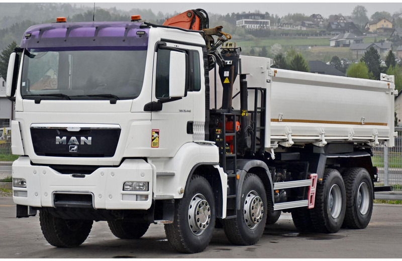 MAN TGS 35.440 * KIPPER 5,80m + KRAN * TOPZUSTAND - Volquete camión, Camión grúa: foto 5 MAN TGS 35.440 * KIPPER 5,80m + KRAN * TOPZUSTAND - Volquete camión, Camión grúa: foto 5